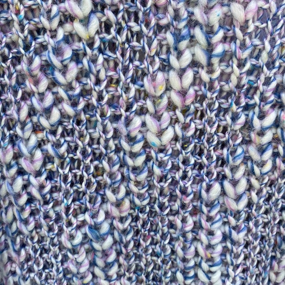 NWT Pistola 🔥 Confetti Crop Sweater Sz S Large Knit Style - Picture 4 of 10